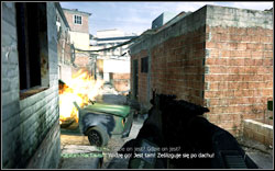 At the end of the chase sequence, in the building next to the burning car - Intel Location - Act I - Intel location - Call of Duty: Modern Warfare 2 - Game Guide and Walkthrough