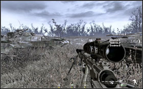 On the hill right next to a tree. - Charlie - Hidden - Spec Ops - Call of Duty: Modern Warfare 2 - Game Guide and Walkthrough