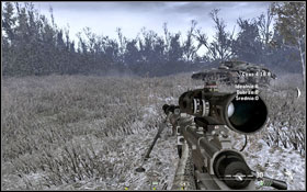 On the glade, this time next to a tank (back part). - Charlie - Hidden - Spec Ops - Call of Duty: Modern Warfare 2 - Game Guide and Walkthrough