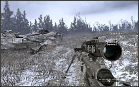 On the glade, a bit in the front. - Charlie - Hidden - Spec Ops - Call of Duty: Modern Warfare 2 - Game Guide and Walkthrough