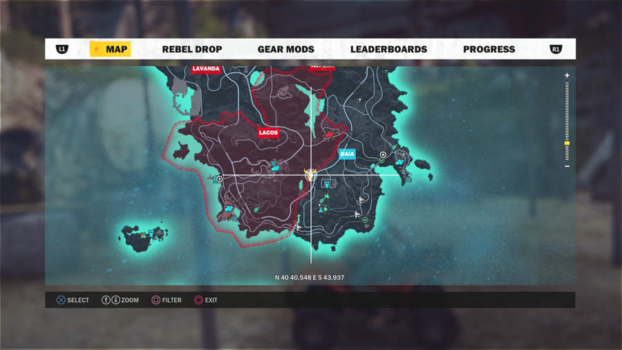 Just Cause 3 Vehicle Location Guide - Autostraad Kletterer 300 Location