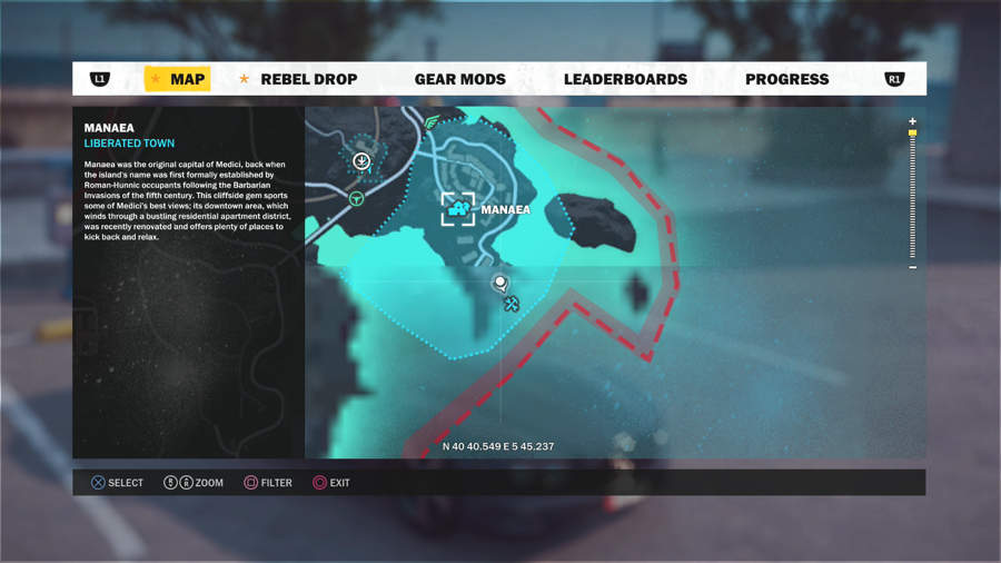 Just Cause 3 Vehicle Location Guide - Stria Kerner Serpente R Location