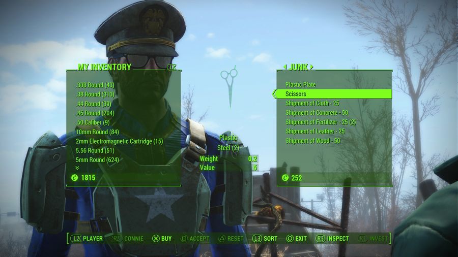 Fallout 4 - List Of Vendors Who Sell Settlement Material Shipments