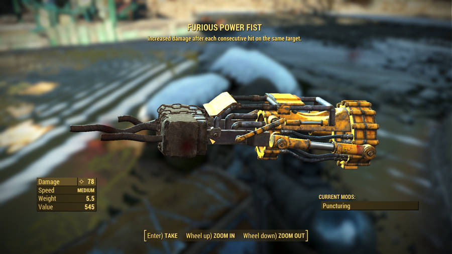 Where To Find The Best Weapons In Fallout 4 - Furious Power Fist