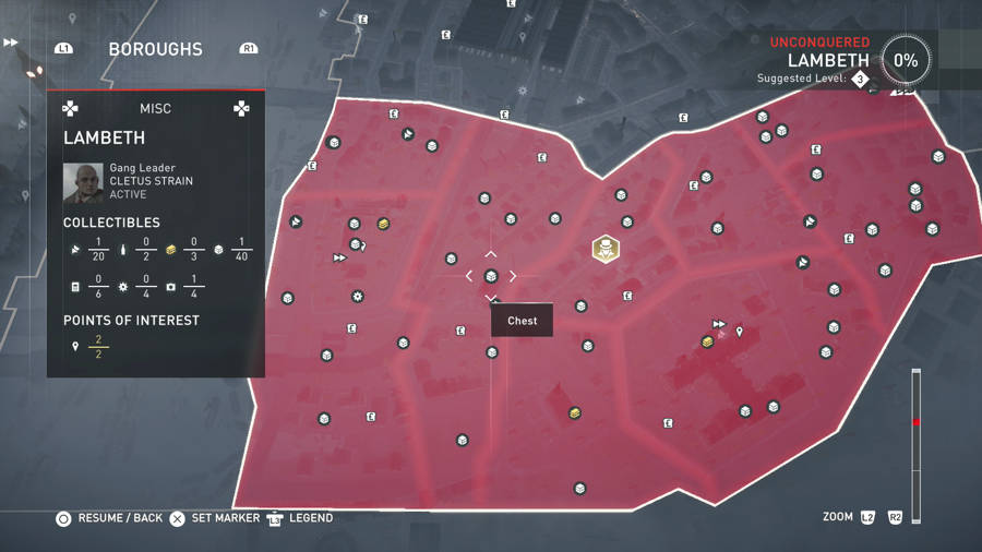 Assassins Creed Syndicate Lamberth Treasure Map Guide