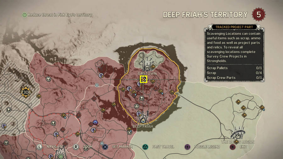 Mad Max Deep Friah's Temple Stronghold Guide - Scrap Crew Locations