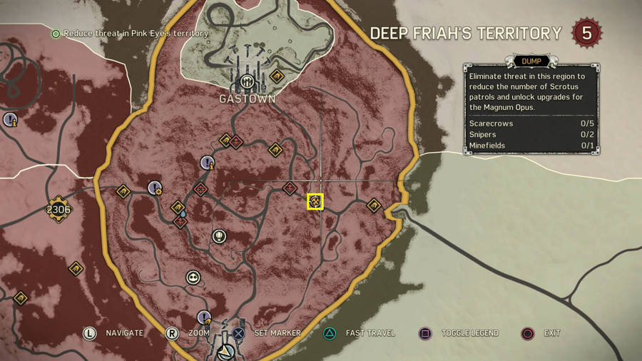 Mad Max Deep Friah's Temple Stronghold Guide - Water Storage Location