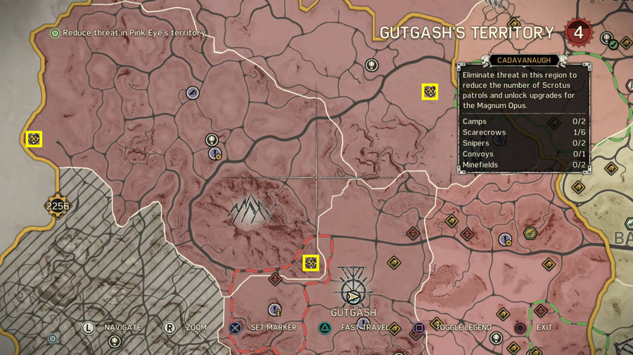Mad Max Gutgash Stronghold Guide - Scrap Crew Locations