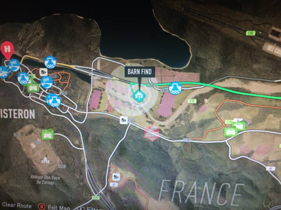 Forza Horizon 2 Barn Find Map 9