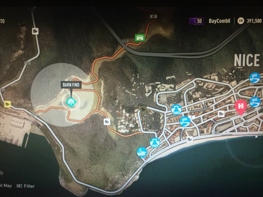 Forza Horizon 2 Barn Find Map 8