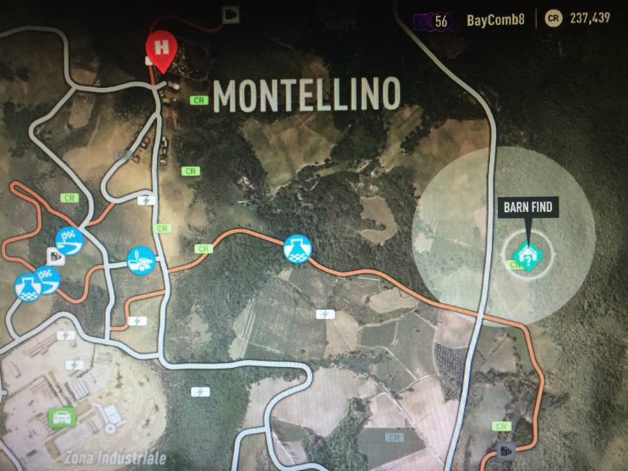 Forza Horizon 2 Barn Find Map 10