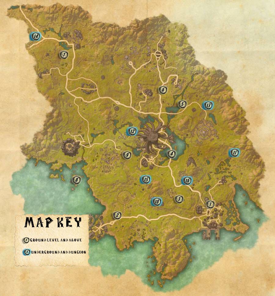 Grahtwood Skyshards Locations Map Guide