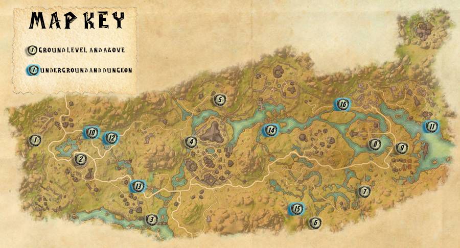 Dehsaan Skyshards Locations Map Guide