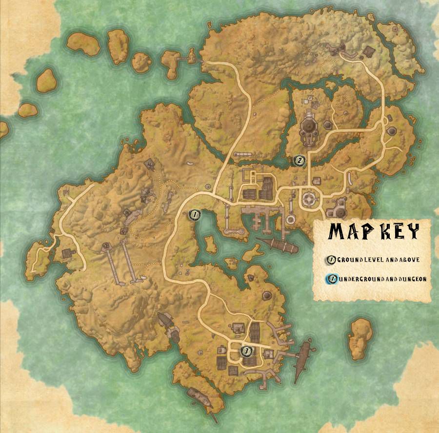 Stros M'Kai Skyshards Locations Map Guide