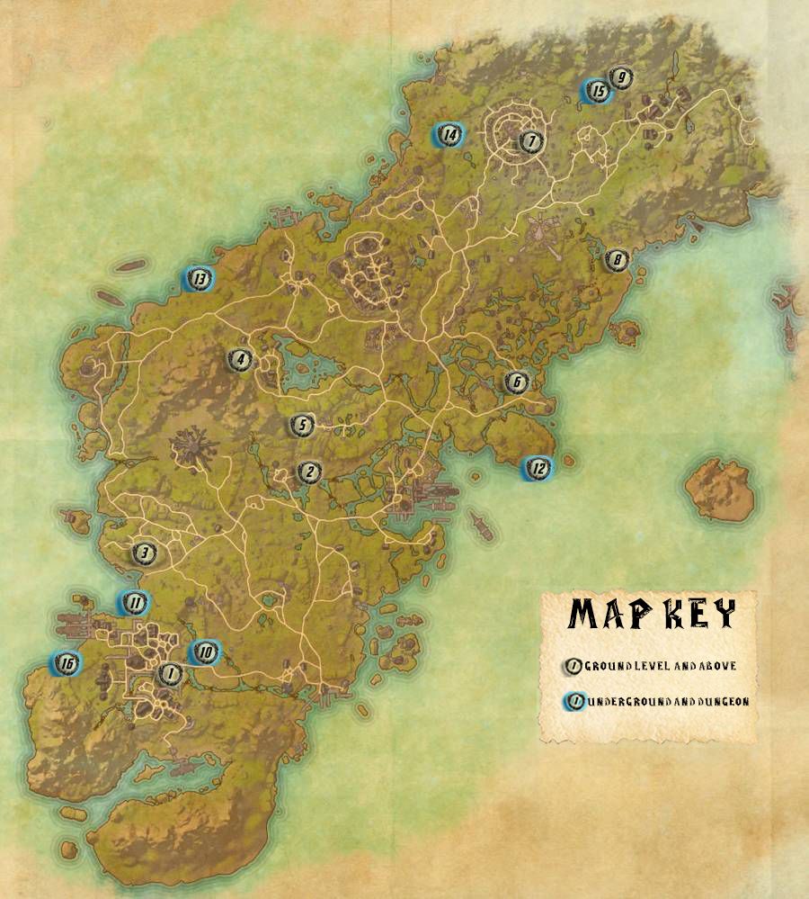  Glenumbra Skyshards Locations Map Guide