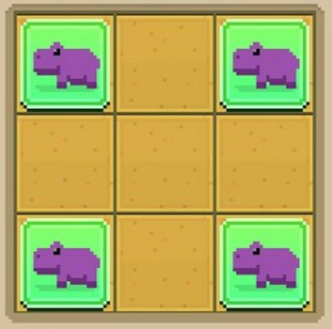 02 disco zoo pattern savanna hippo