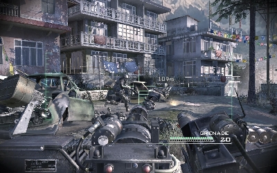 Then go to the laptop near the garage exit and use it to control self-propelled gun - [Act I] Persona Non Grata - Walkthrough - Call of Duty: Modern Warfare 3 - Game Guide and Walkthrough