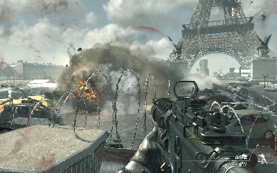Now you just have to move through the square and eliminate all encounters enemies - [Act II] Iron Lady - Walkthrough - Call of Duty: Modern Warfare 3 - Game Guide and Walkthrough