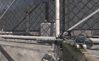 Once the area is clear move to the fence on the right side - [Act III] Scorched Earth - Walkthrough - Call of Duty: Modern Warfare 3 - Game Guide and Walkthrough