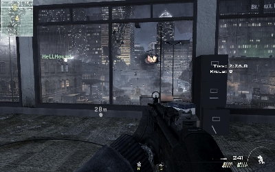 When metal curtains will rise up give your partner a while to eliminate all enemies on the square - Firewall - SpecOps missions - Call of Duty: Modern Warfare 3 - Game Guide and Walkthrough
