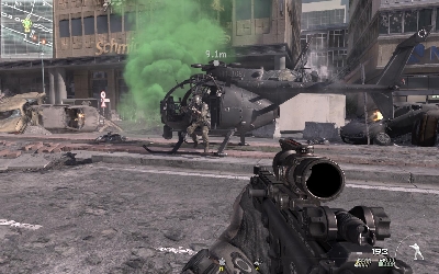 When machine lands the street run toward it in and get board (just press F) - Little Bros - SpecOps missions - Call of Duty: Modern Warfare 3 - Game Guide and Walkthrough