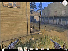 Go ahead and try to enter this part of the town - Chapter III: Level 1 Walkthrough - Chapter III - Call of Juarez - Game Guide and Walkthrough