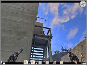 Now you will have to find your way into the building - Chapter III: Level 1 Walkthrough - Chapter III - Call of Juarez - Game Guide and Walkthrough