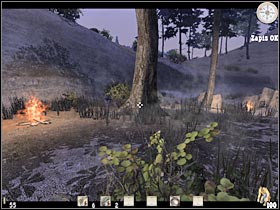 You will have to reach one of the small tents (#1) - Chapter IV: Level 2 Walkthrough - Chapter IV - Call of Juarez - Game Guide and Walkthrough