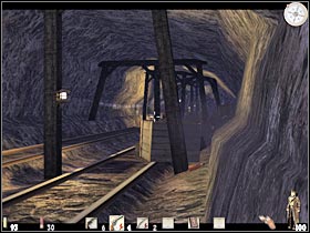 I would recommend that you stay in this tunnel, however you should also go back to one of the larger crates - Chapter V: Level 1 Walkthrough - Chapter V - Call of Juarez - Game Guide and Walkthrough