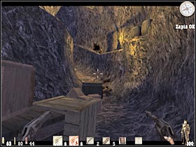 Start moving towards the new part of the tunnel - Chapter V: Level 3 Walkthrough - Chapter V - Call of Juarez - Game Guide and Walkthrough