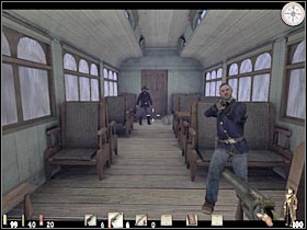 You will have to wait for the cut-scene to end - Chapter VI: Level 2 Walkthrough - Chapter VI - Call of Juarez - Game Guide and Walkthrough