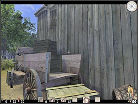 Enter the stables SLOWLY (#1) - Chapter VII: Level 3 Walkthrough - Chapter VII - Call of Juarez - Game Guide and Walkthrough