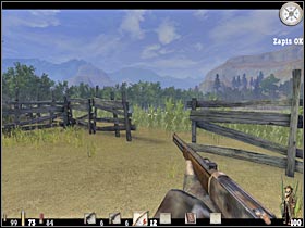 The easiest way to reach the next area of the map would be to move in a straight line (#1) - Chapter VIII: Level 2 Walkthrough - Chapter VIII - Call of Juarez - Game Guide and Walkthrough