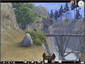Billy will be hiding on an upper ledge that's located by the bridge - Chapter VIII: Level 2 Walkthrough - Chapter VIII - Call of Juarez - Game Guide and Walkthrough