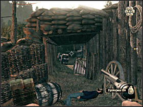 From that moment you will be constantly under fire, enemies will appear almost from behind every corner - Chapter I - Walkthrough - part 2 - Call of Juarez: Bound in Blood - Game Guide and Walkthrough