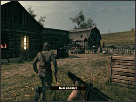 Follow you brother through the backyard until you reach another burning building - Chapter II - Walkthrough - part 1 - Call of Juarez: Bound in Blood - Game Guide and Walkthrough