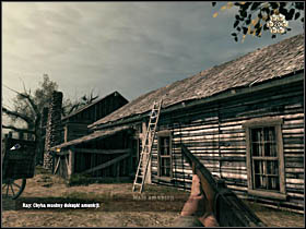The clash with the opponents who are located here might be hard as long as you won't make use of elements of surroundings, i - Chapter II - Walkthrough - part 1 - Call of Juarez: Bound in Blood - Game Guide and Walkthrough
