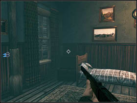 Third one is hidden also in a chest but this time in the room which you enter thanks to Ray (you will scare a lady inside that room) - Chapter III - Secrets - Call of Juarez: Bound in Blood - Game Guide and Walkthrough