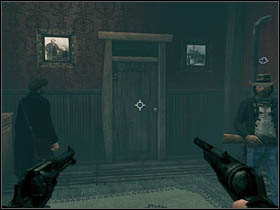 The first task only for Ray is to open the backdoor in the saloon at the beginning of the chapter - Chapter III - Brothers - Call of Juarez: Bound in Blood - Game Guide and Walkthrough