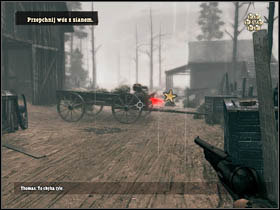 The last and the most complex task is connected with clearing the way out from the town - Chapter III - Brothers - Call of Juarez: Bound in Blood - Game Guide and Walkthrough