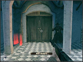 As I said before, after killing all your opponents go to the church and enter it [secret] - Chapter IV - Walkthrough - part 2 - Call of Juarez: Bound in Blood - Game Guide and Walkthrough