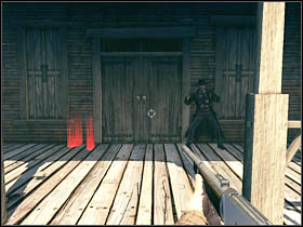 A bit further you will reach a very characteristic mansion and before you will go closer a short cut-scene will be triggered - Chapter V - Walkthrough - Call of Juarez: Bound in Blood - Game Guide and Walkthrough