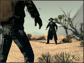 A short cut-scene and duel will happen there - Chapter V - Walkthrough - Call of Juarez: Bound in Blood - Game Guide and Walkthrough