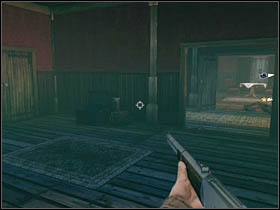The third scroll is located in the mansion, on the first floor (not the ground floor), in one of the opened rooms - Chapter V - Secrets - Call of Juarez: Bound in Blood - Game Guide and Walkthrough