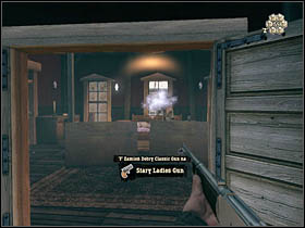 Being there go upstairs and be prepared for killing another few enemies - Chapter VII - Walkthrough - part 2 - Call of Juarez: Bound in Blood - Game Guide and Walkthrough
