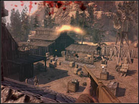 The first task which I chosen is a mission where you have to eliminate Jim Peters and his gang - Chapter VIII - Walkthrough - Call of Juarez: Bound in Blood - Game Guide and Walkthrough