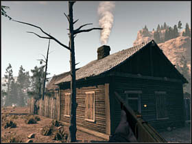 In order to enter Jim Peters' estate you have to make use of the lasso on the nearby dead tree and climb the roof of the building - Chapter VIII - Brothers - Call of Juarez: Bound in Blood - Game Guide and Walkthrough