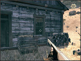 This secret you will find at the front of a small wooden house - Chapter VIII - Secrets - Call of Juarez: Bound in Blood - Game Guide and Walkthrough