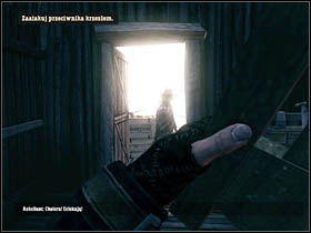 The chapter will start when all brothers McCall are kept in the shed on the top of the mountain - Chapter IX - Walkthrough - part 1 - Call of Juarez: Bound in Blood - Game Guide and Walkthrough