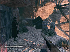 The third one is in a mine tram next to the entrance of the second cave - Chapter IX - Secrets - Call of Juarez: Bound in Blood - Game Guide and Walkthrough